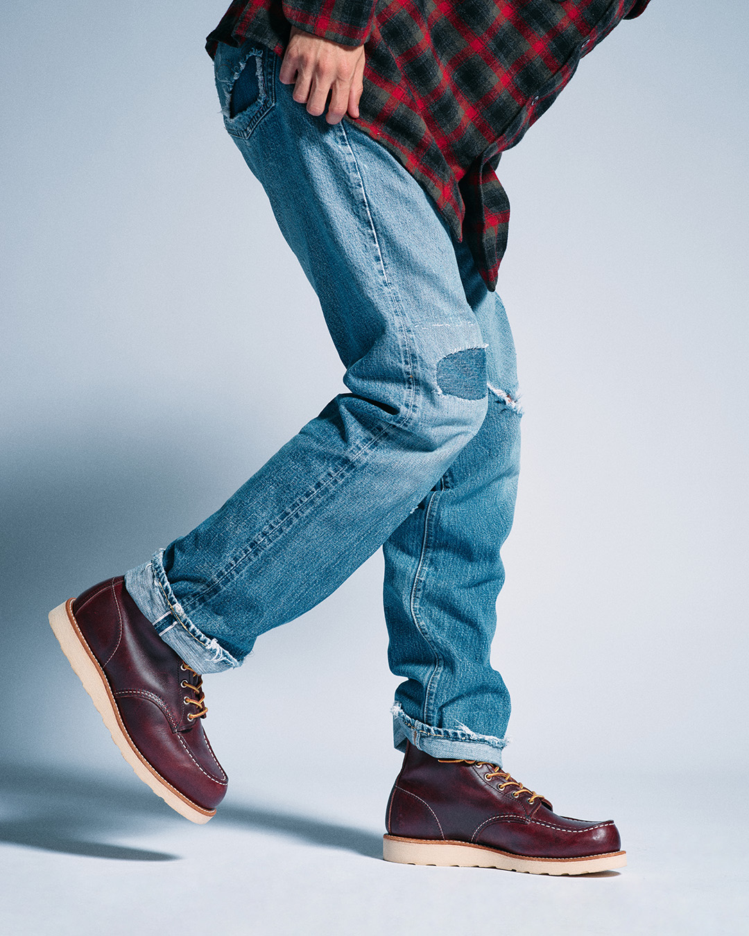RED WING デニムのコーデ