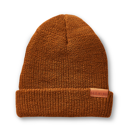 Merino Wool Knit Hat / Copper