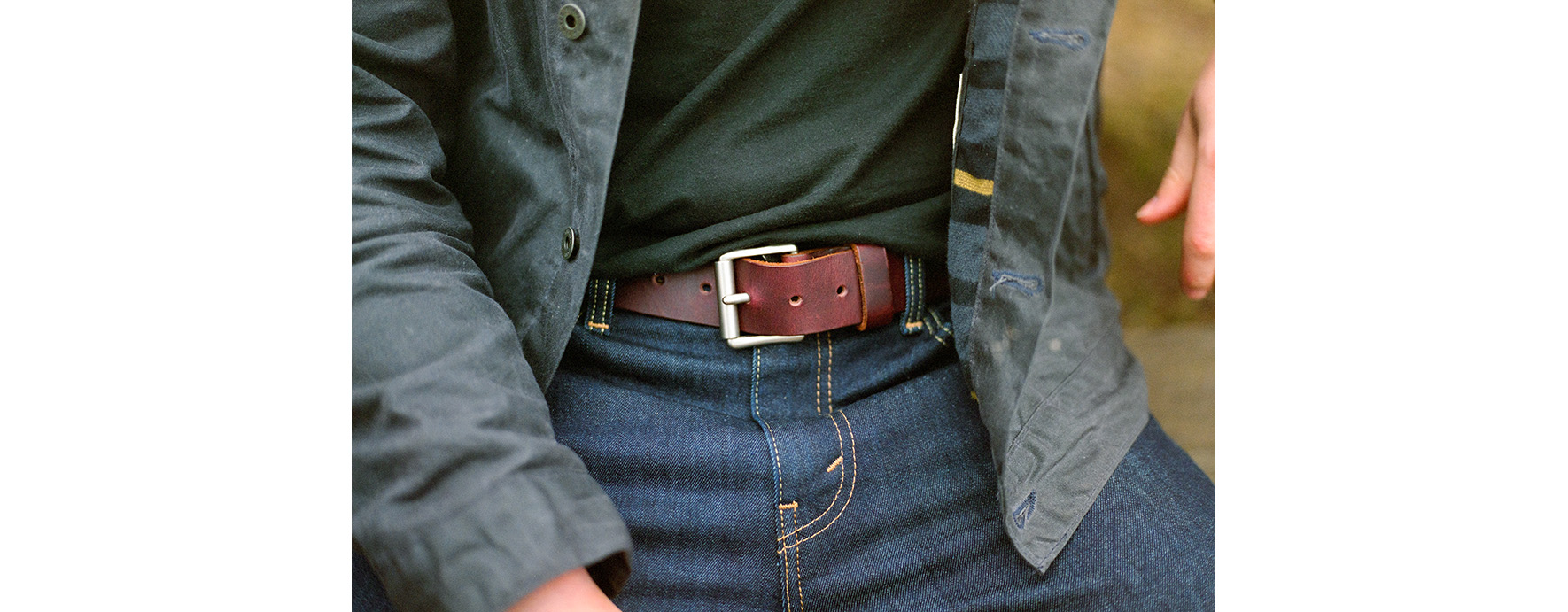 Red Wing Leather Belt / Black Cherry Excalibur