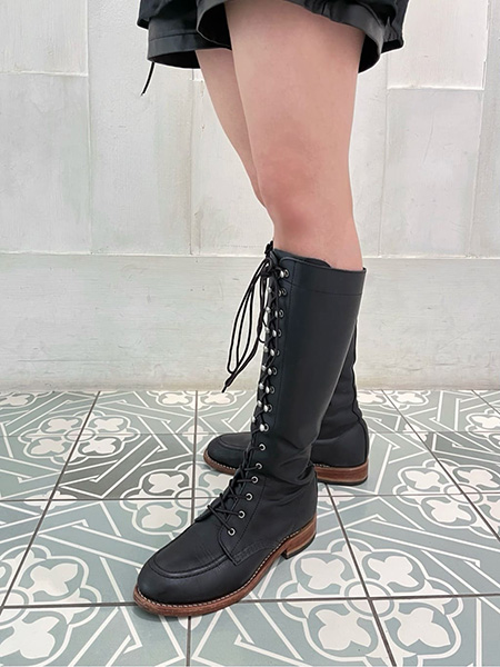 ブラックレザー レッドウィング クッションソール Red Wing 】 レッドウィング ベックマン フラットボックス “9060