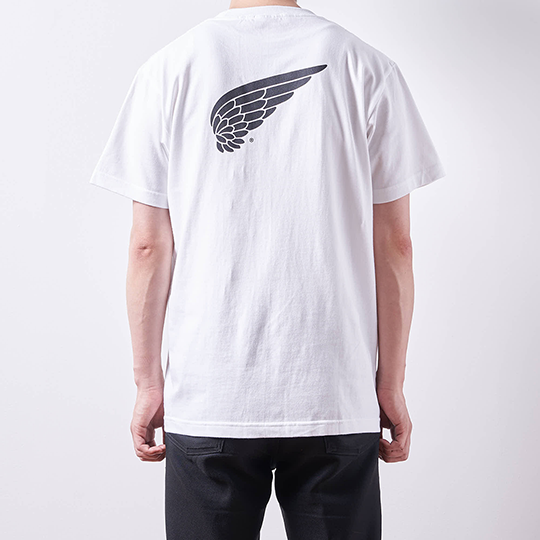 Find your true life T-shirt / Center-print White | レッド