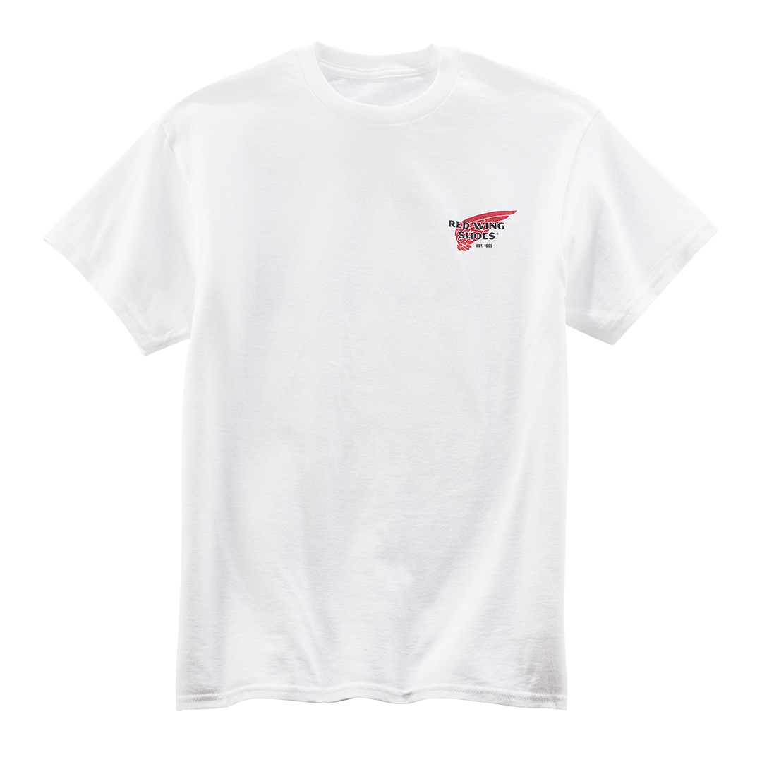 Archive Logo T-shirt / White | レッドウィング オフィシャルサイト