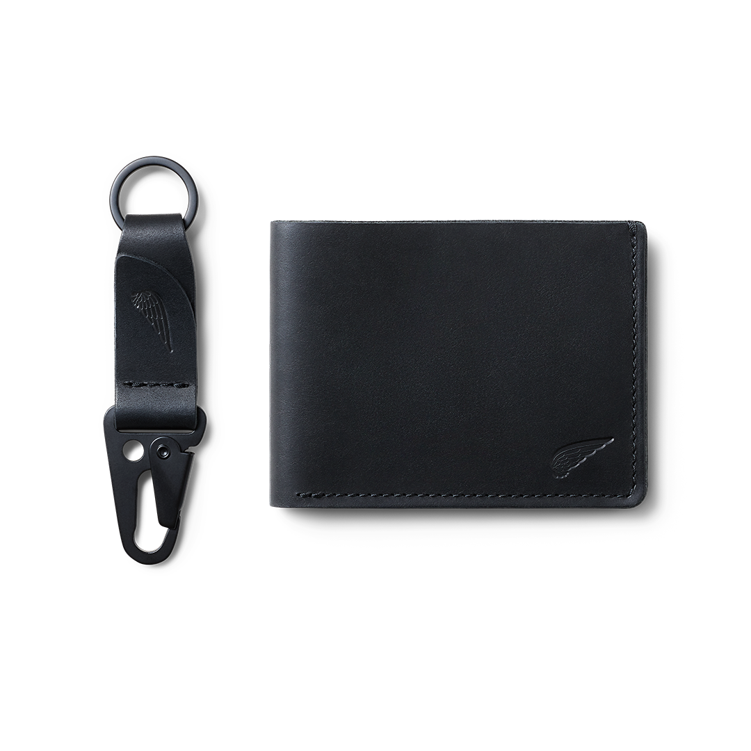HARVEY グロパ手渡しトレカ ラバーキーチェーン セット Wallet & Keychain Gift Box / Black Revival | レッドウィング