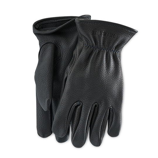 Red Wing Gloves / Lined Black Buckskin