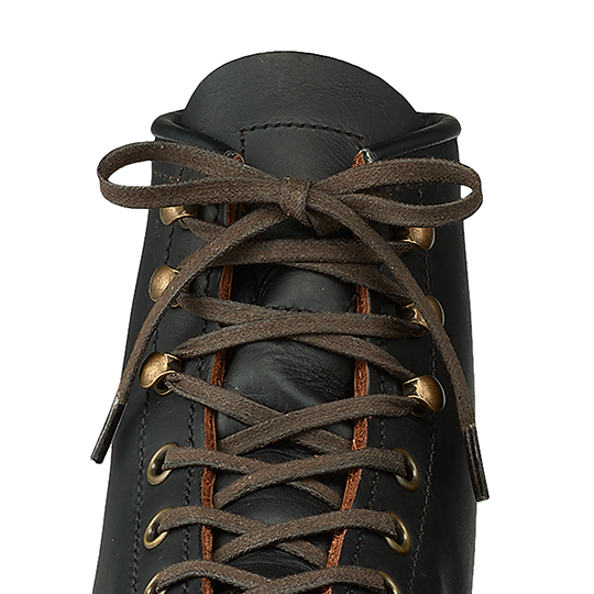 48" Flat Waxed Laces Brown