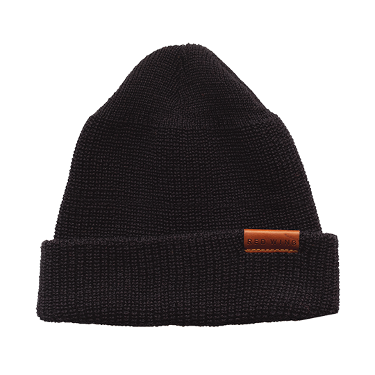 Merino Wool Knit Hat / Black