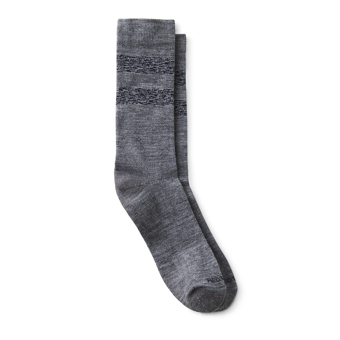 Wool Blend Striped Crew / Gray | レッドウィング オフィシャルサイト