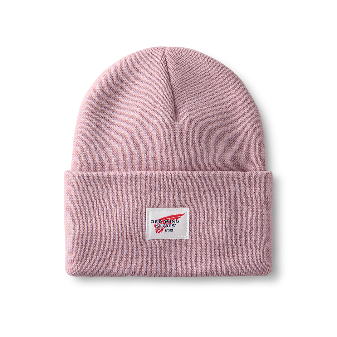 Logo Knit Beanie Hat / Pale Rose | レッドウィング
