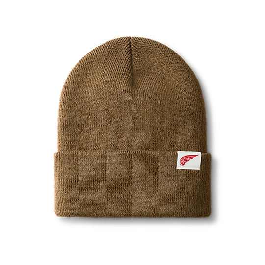 Logo Knit Beanie Hat / Coyote Brown | レッドウィング オフィシャル