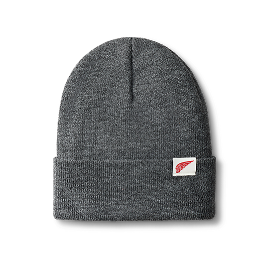 Logo Knit Beanie Hat / Dark Gray Heather | レッドウィング