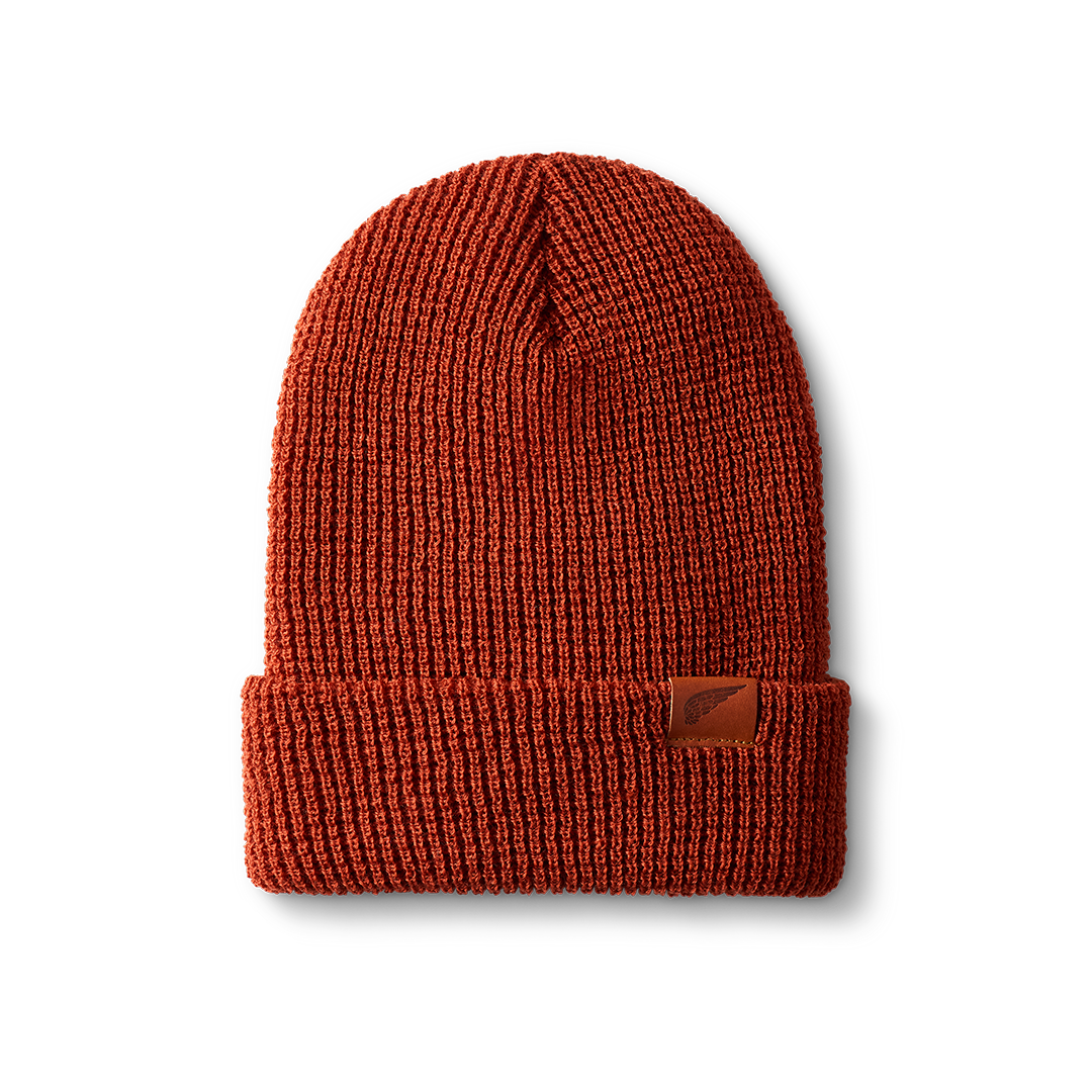 Shaniko Waffle Knit Beanie / Rust | レッドウィング オフィシャル