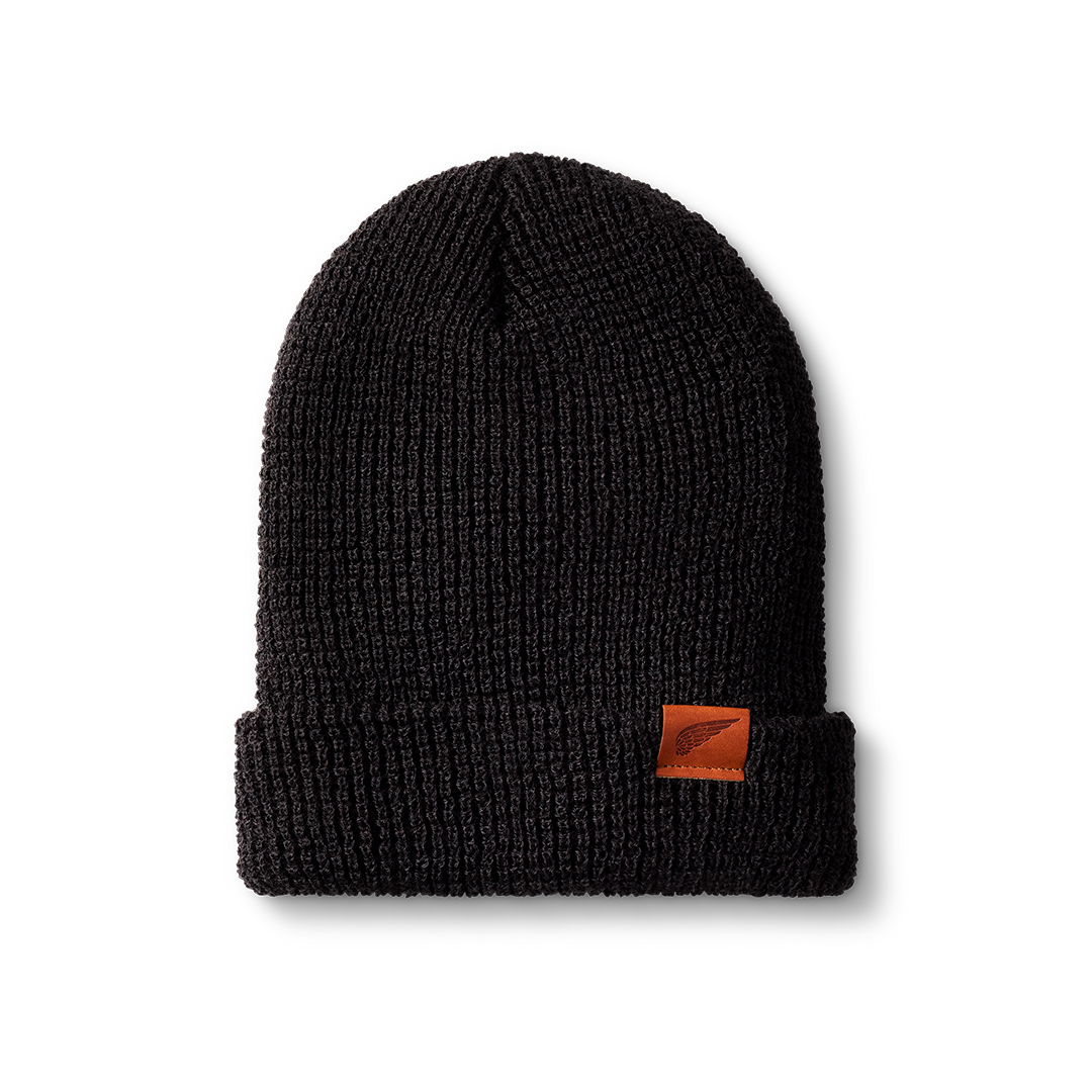Shaniko Waffle Knit Beanie / Black | レッドウィング オフィシャル