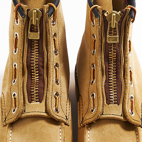 Boots Leather Zipper Unit / 6-inch Hawthorne Abilene