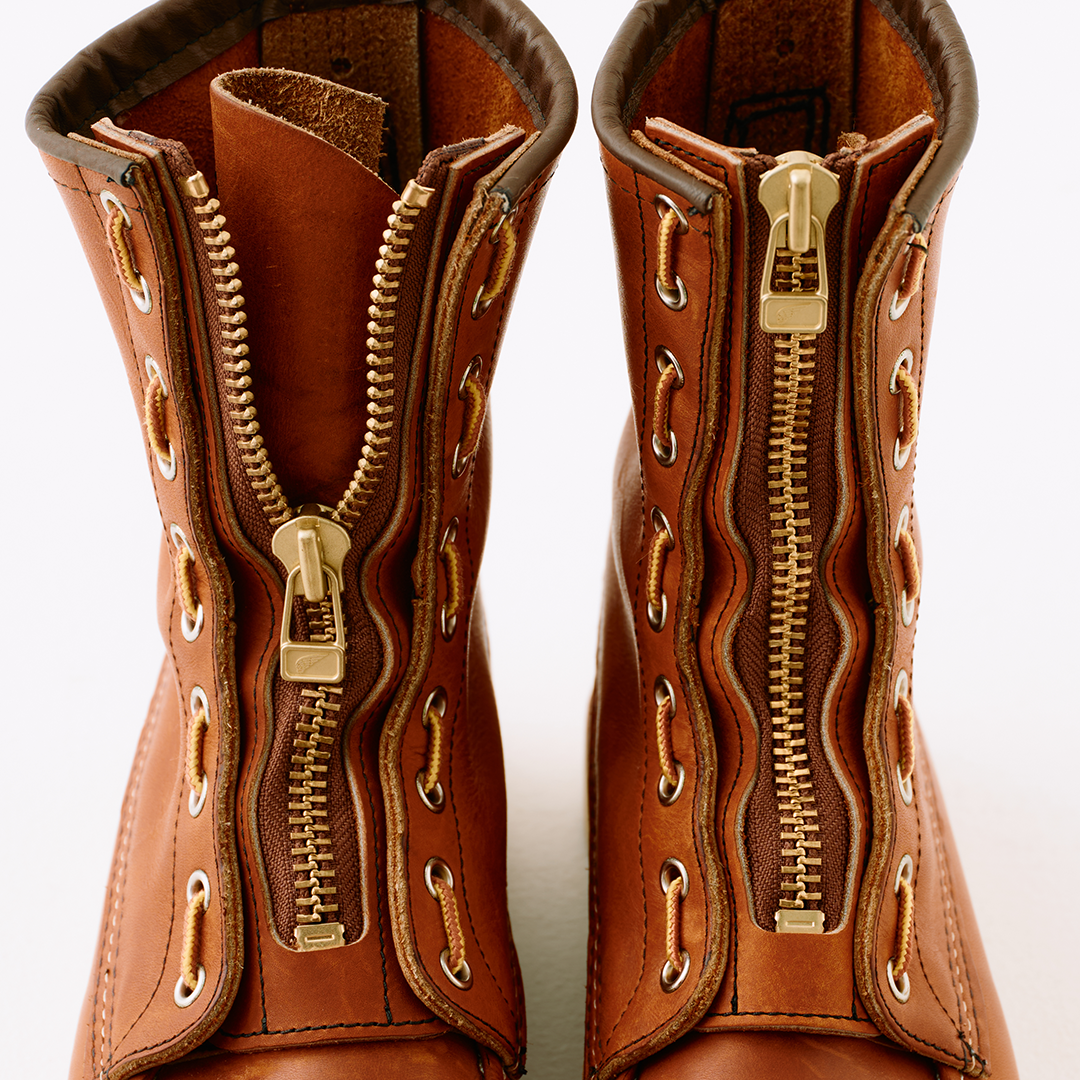 Boots Leather Zipper Unit / 8-inch Oro Legacy | レッドウィング  オフィシャルサイト（公式ブランドサイト&通販）