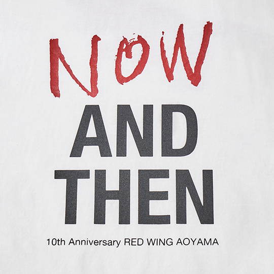 NOW AND THEN FONT T-shirt / White