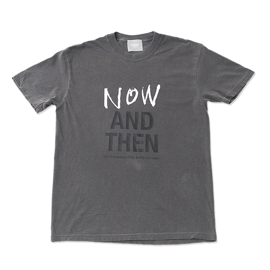 NOW AND THEN FONT T-shirt / Charcoal