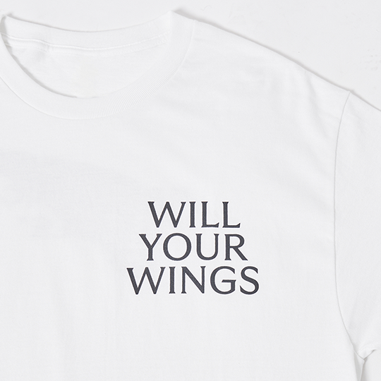 WILL YOUR WINGS T-shirt / White