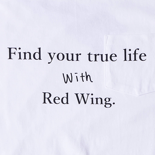 Find your true life T-shirt / Center-print White