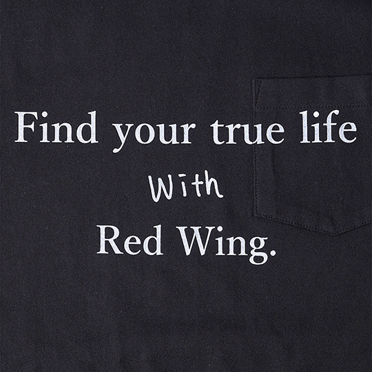 Find your true life T-shirt / Center-print Black