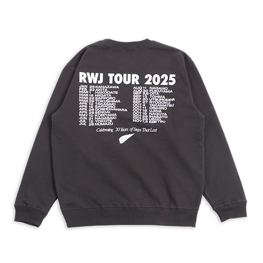 2025RWJ Event Tour Sweat / Charcoal | レッドウィング オフィシャル