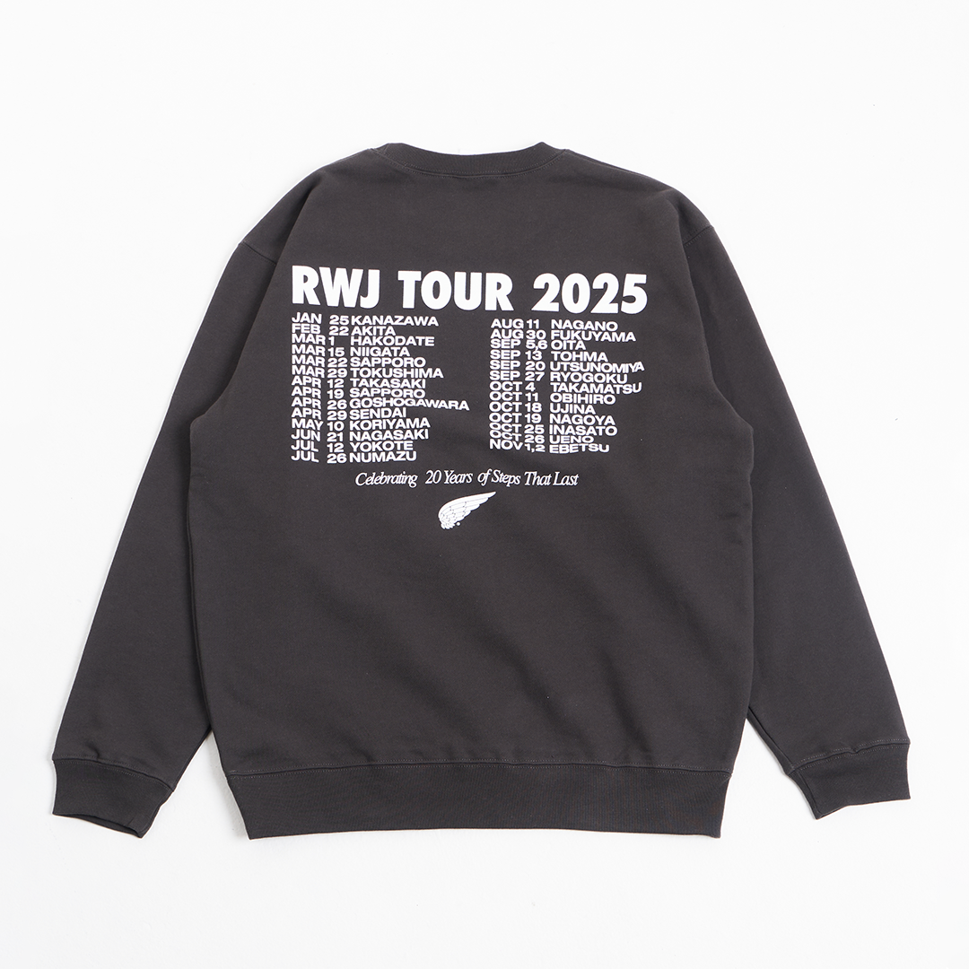 2025RWJ Event Tour Sweat / Charcoal | レッドウィング オフィシャル