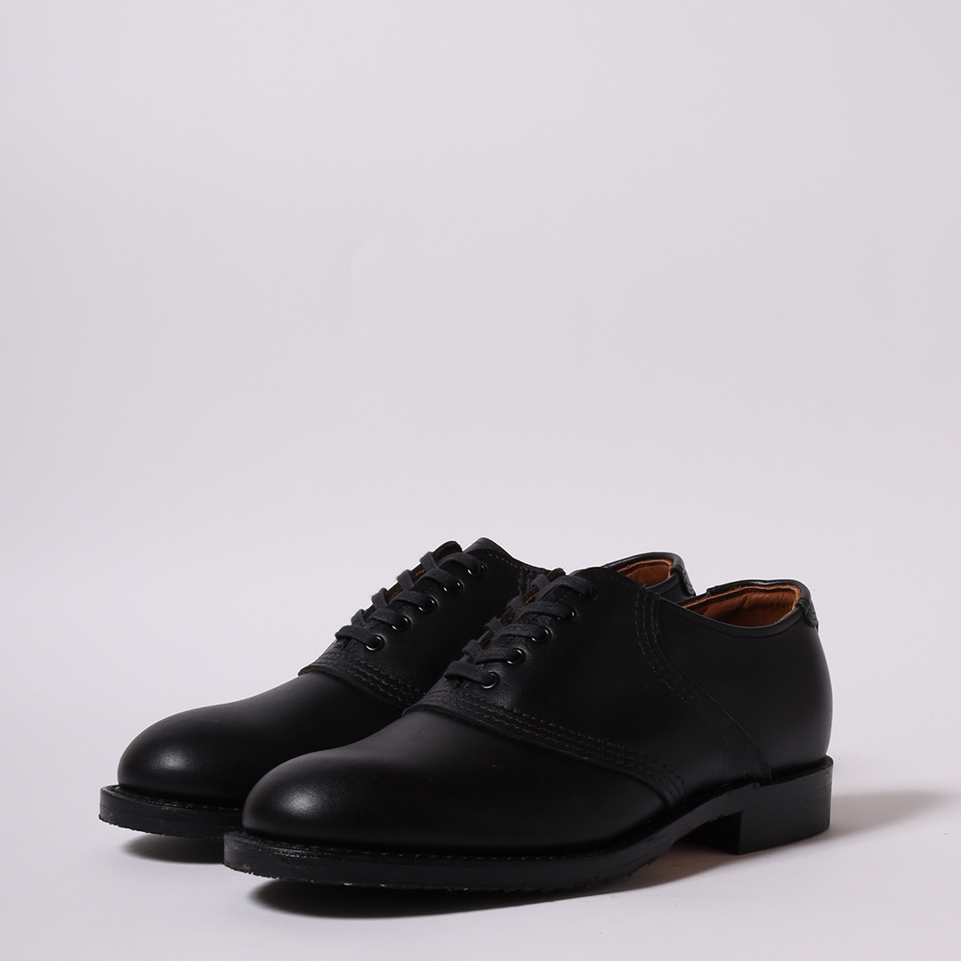 92％以上節約 定価¥61.490 レッドウィング Mil-1 Saddle Oxford 黒